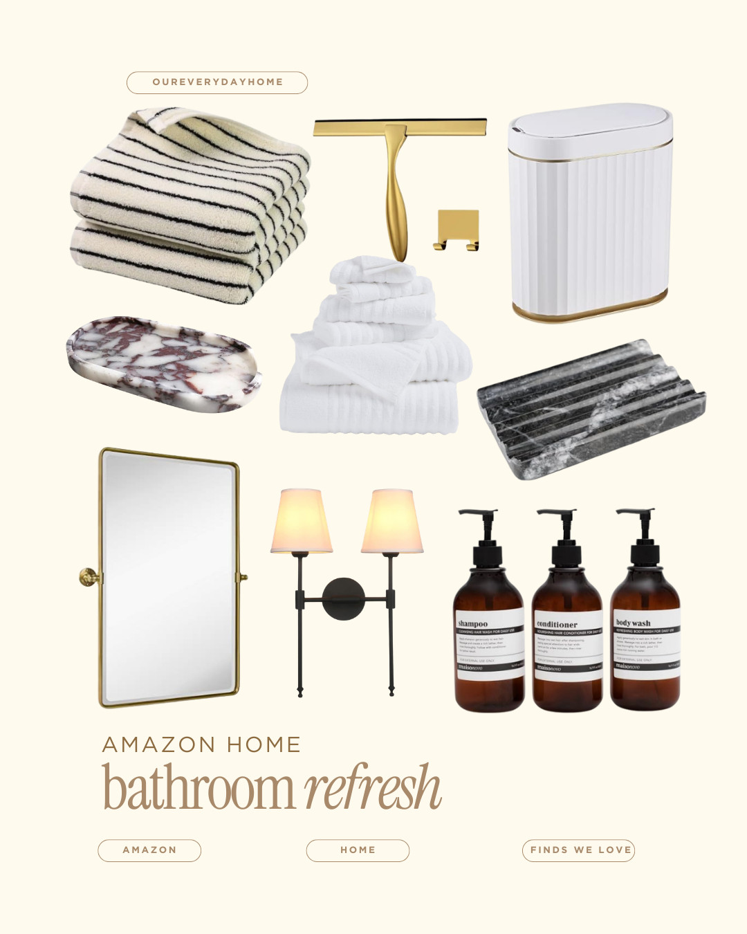 Refresh your bathroom with Amazon Home!  

 #LTKHome #LTKSaleAlert