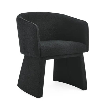 Modern Minimalist Chair, Elegant Leisure Chair, Lazy Sofa Chair, Black | Wayfair Professional