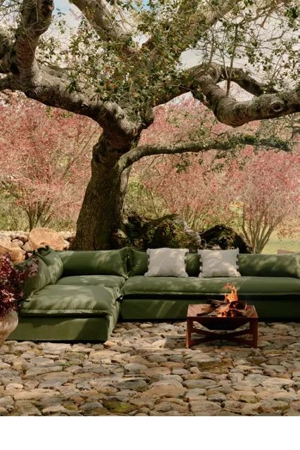 Tassa Outdoor L-Shaped Sectional | Anthropologie (US)