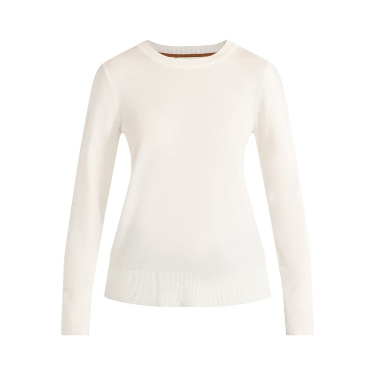 Free Assembly Women’s Cozy Yarn Crewneck Sweater with Long Sleeves, Lightweight, Sizes XS-XXXL | Walmart (US)