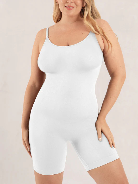 Scoop Neck Mid-Thigh Shapewear Bodysuit \u2013 360\u00b0 Tummy Control | Shapermint | Shapermint