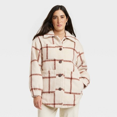 Women's Oversized Quilted Shacket - Universal Thread™ | Target