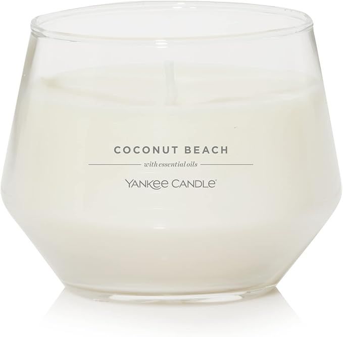 Yankee Candle Studio Medium Candle, Coconut Beach, 10 oz: Long-Lasting, Essential-Oil Scented Soy... | Amazon (US)