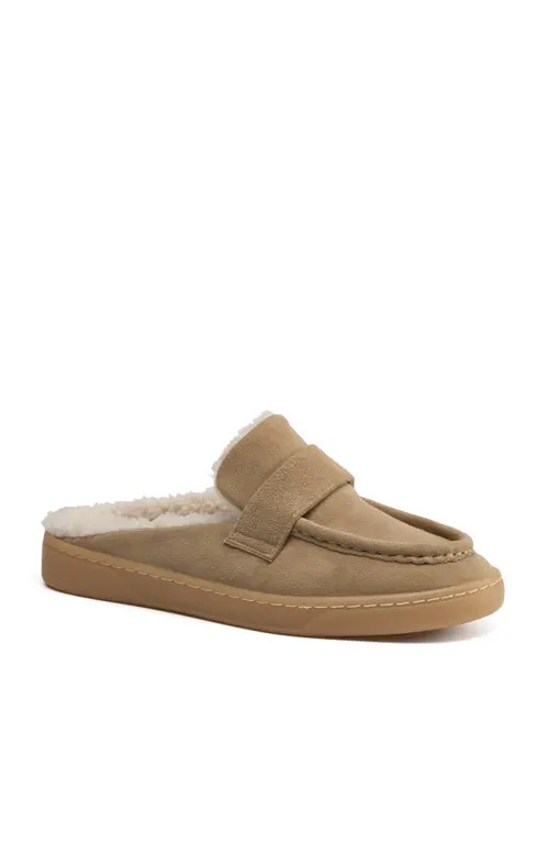 JSlides Hudson Suede Mule in Beige/khaki at Nordstrom, Size 6 | Nordstrom