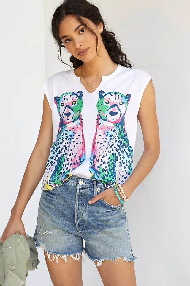 Leopard Graphic Tee | Anthropologie (US)