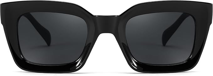 FEISEDY Classic Women Sunglasses Fashion Thick Square Sun Glasses Chunky Frame UV400 B2471 | Amazon (US)