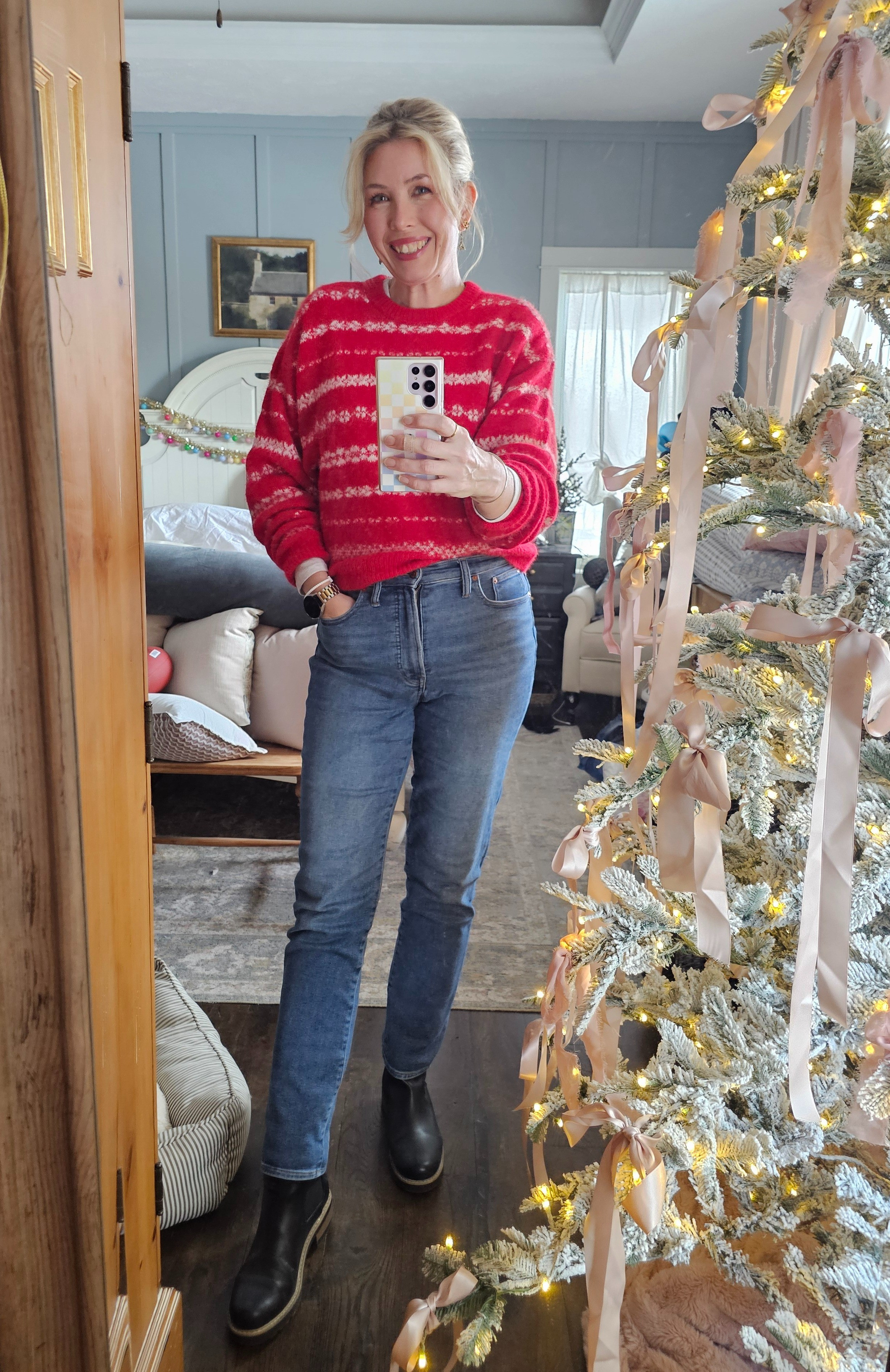 Heading to my husband's company Christmas party

#LTKHoliday #LTKSeasonal #LTKOver40