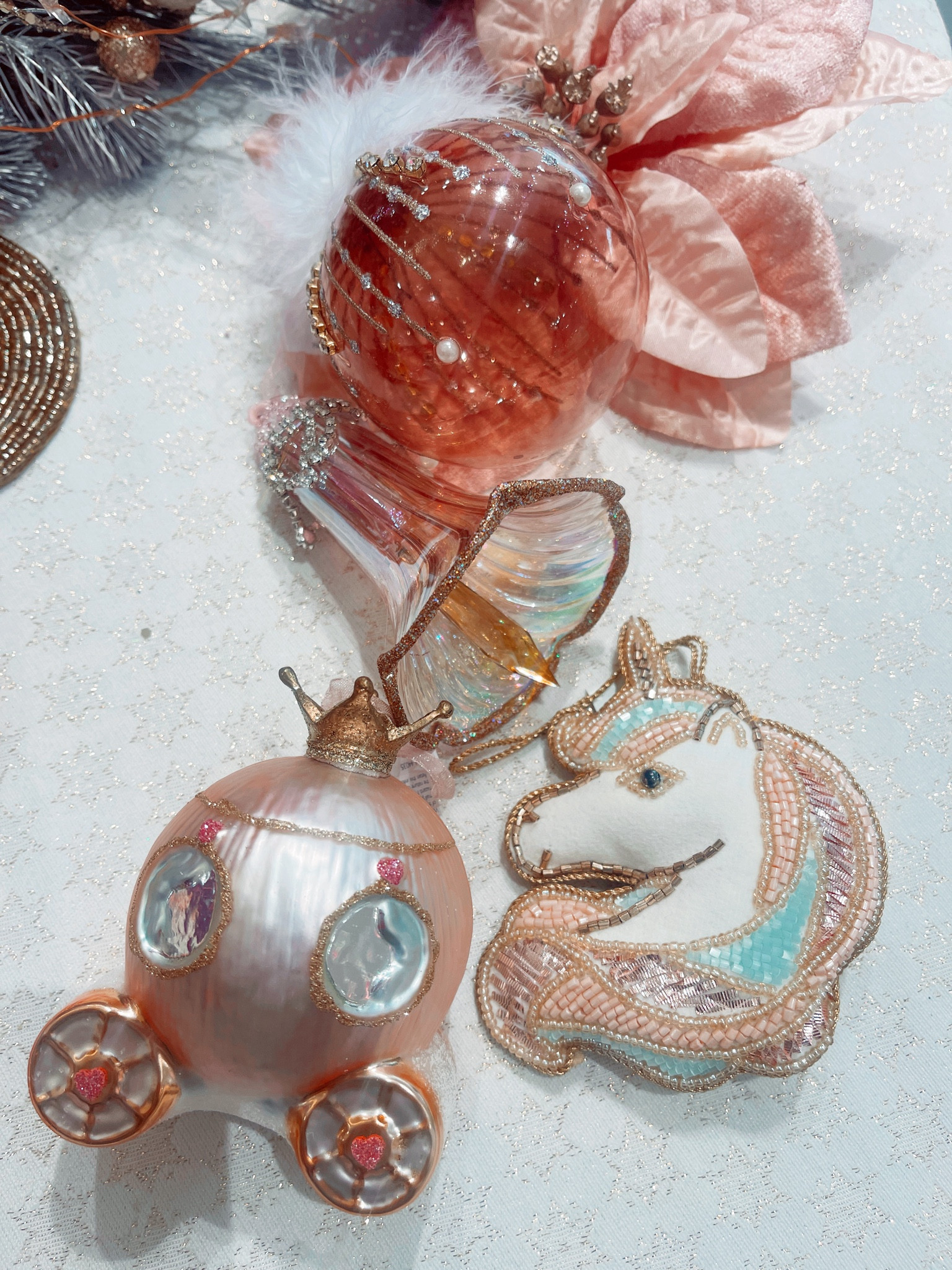 Pink fairytale Christmas decorations ! These are so pretty !!

#christmasdecorations #christmas #pink #home #decor #christmas #decorations 

#LTKGiftGuide #LTKSeasonal #LTKhome