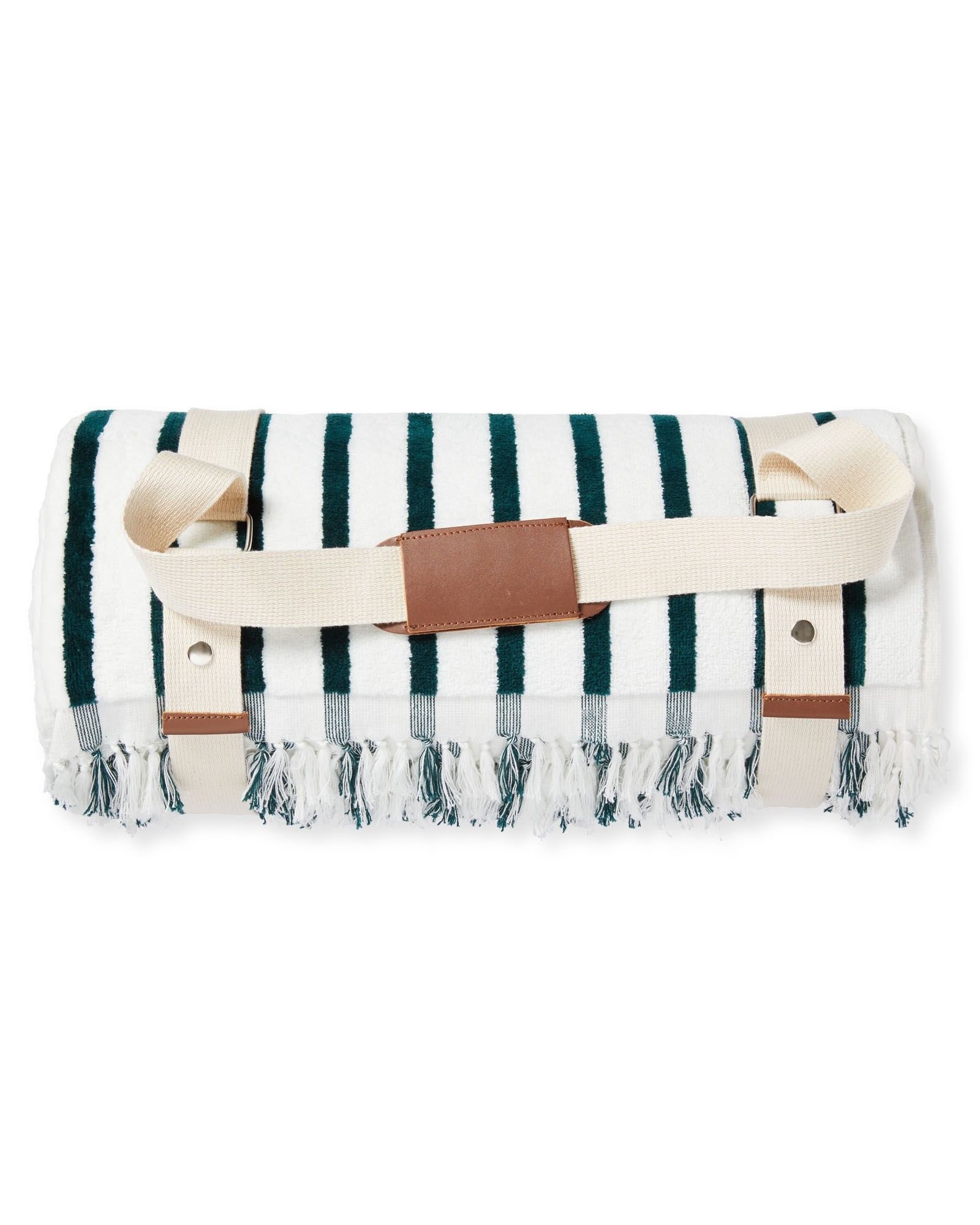 Tide Stripe Umbrella Blanket | Serena and Lily
