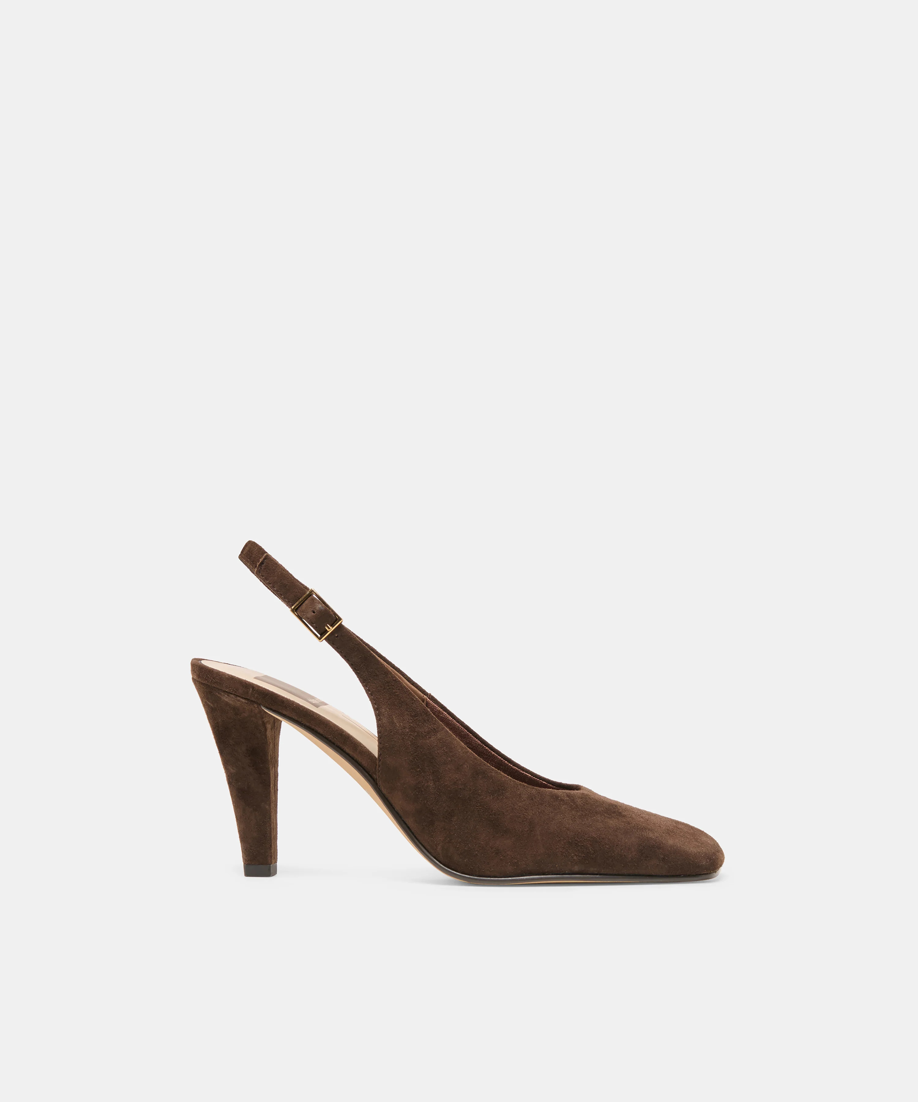 Gessia Heels in Dark Brown Suede Size 8.5 By Dolce Vita | DolceVita.com