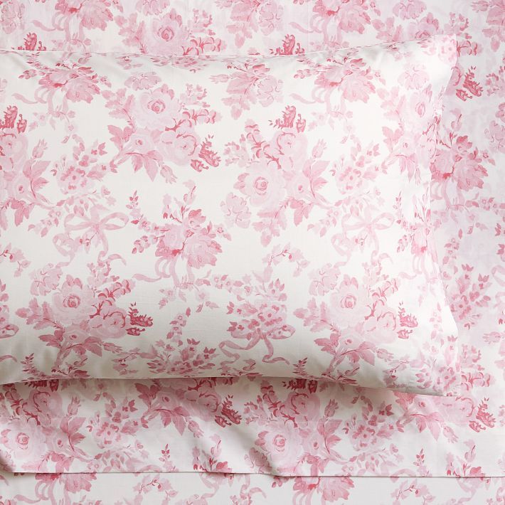 LoveShackFancy Garden Damask Organic Sheet Set | Pottery Barn Teen