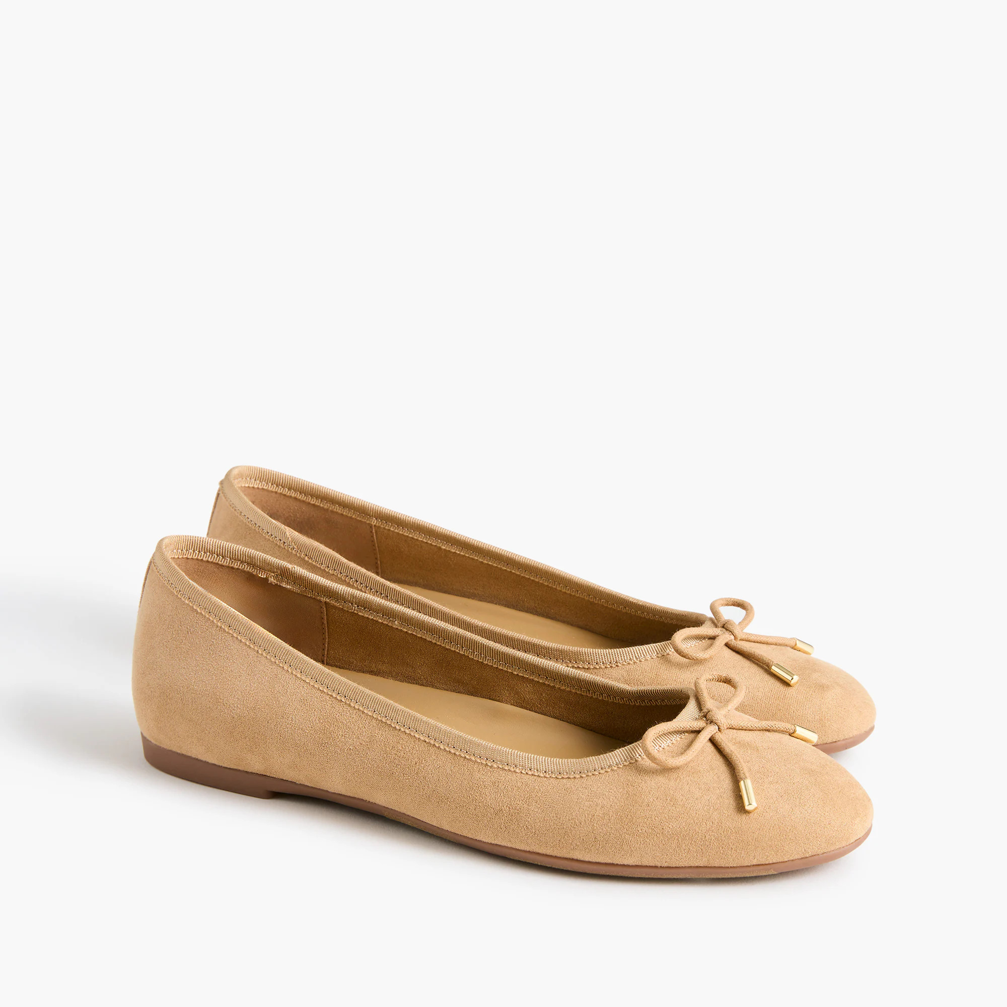 Sueded flex ballet flats | J.Crew Factory