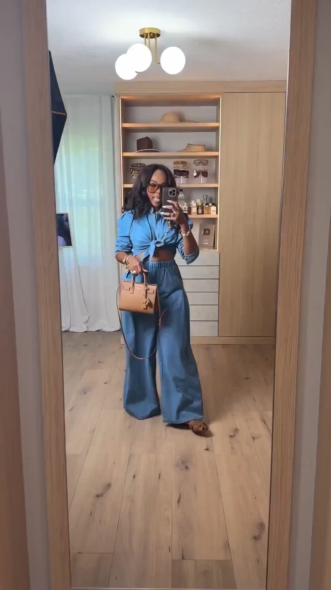 Hi babes!

This denim set is EVERYTHING — the fit, the waist detail, and how it gives that put-together look instantly. Paired with my YSL bag to elevate it, this is one of those outfits that looks way more expensive than it is.

Matching sets like this are such a smart buy because you can wear them together for a full look or break them apart and get multiple outfits out of it — which makes the cost per wear so worth it.

If you’ve been looking for an easy outfit that still feels styled, this is it.

Where to wear this:
• Brunch  
• Casual days out  
• Travel days  
• Everyday errands  

Everything is linked below.

xx Kira | @kirasfashionfinds  

Measurements: 5’4” | 138 lbs | 34D | 27” waist | 40” hips

#LTKgrwm #LTKootd #LTKvlog