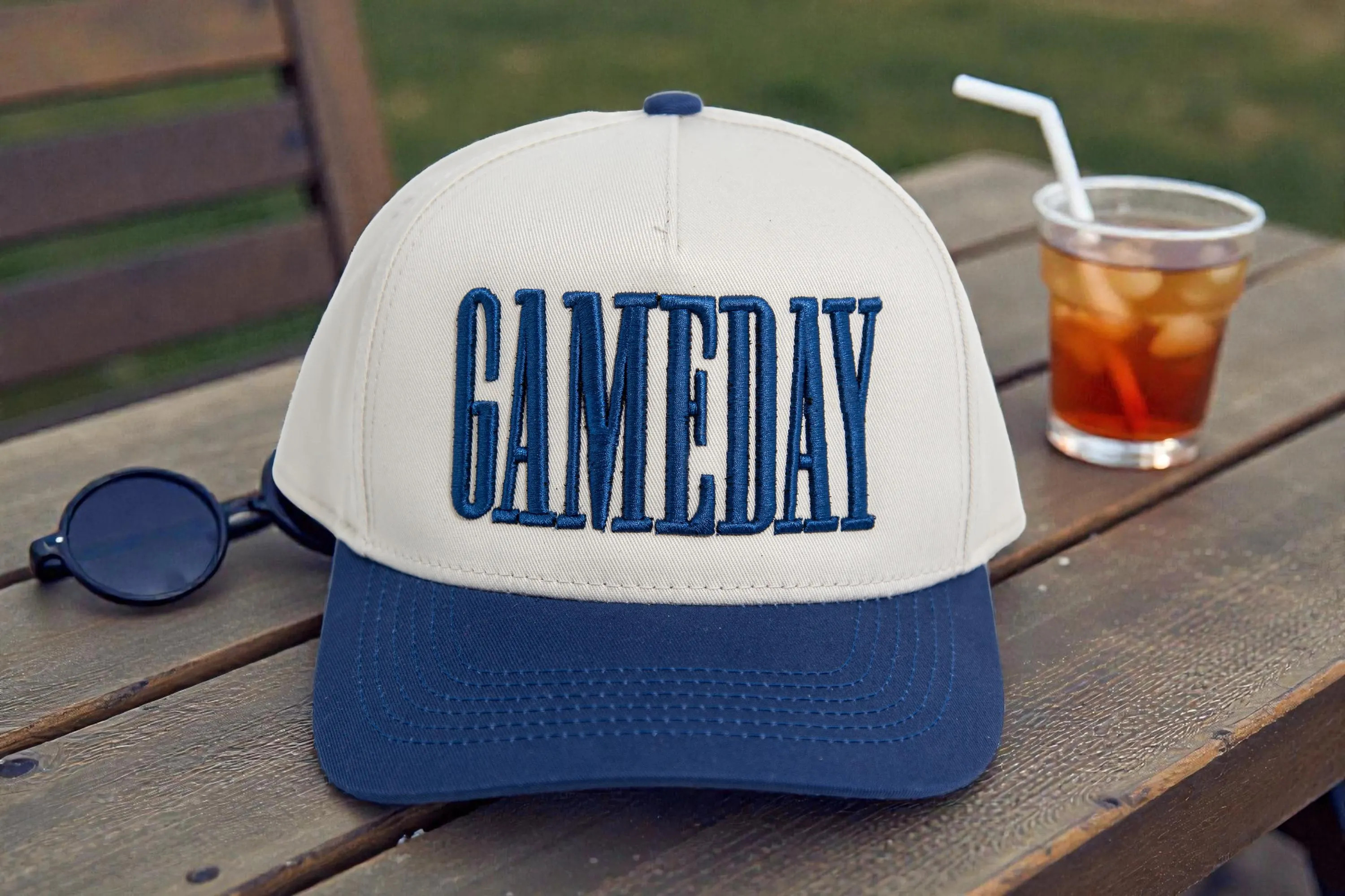 Gameday 3D Puff  Embroidered Hat, Women's Baseball Hat, Embroidered Ladies hat | Etsy (Global)