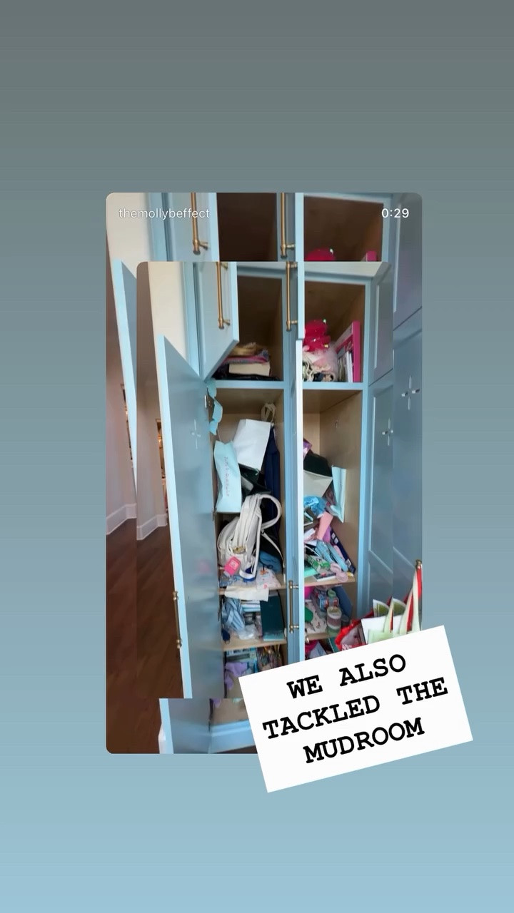 WE ALSO 
TACKLED THE 
MUDROOM