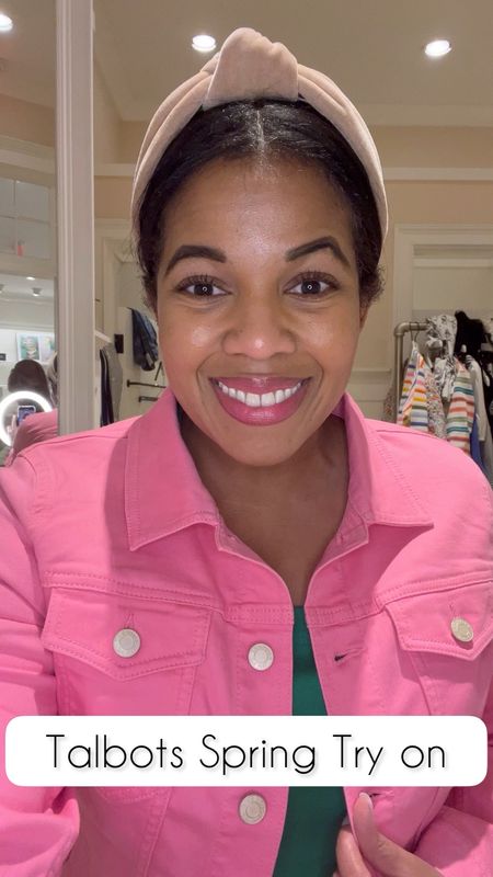 I found the cutest casual pink and green look from Talbots. This is a perfect casual work or weekend outfit!

#LTKSeasonal #LTKworkwear #LTKunder100