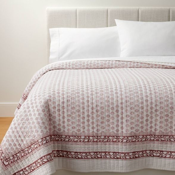 Decorative Bedding Quilt Mauve - Threshold™ with Studio Mc... | Target