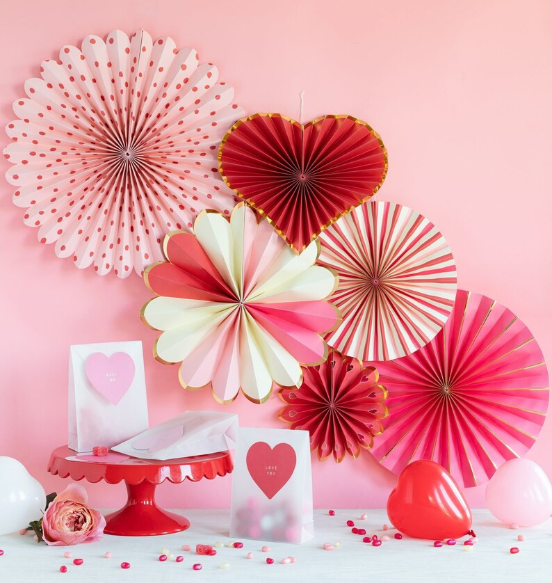 Valentine's Day Love Party Fans Valentine's Day - Etsy | Etsy (US)