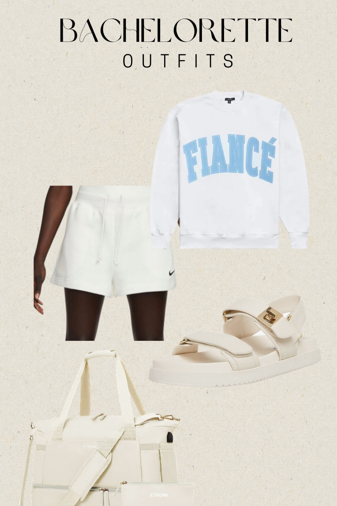 Sweatshirt // large with light blue lettering 
Nike shorts // small
Shoes // tts 
Bag// holds a ton of stuff & I got a medium ! 

#LTKstyletip #LTKFind #LTKtravel