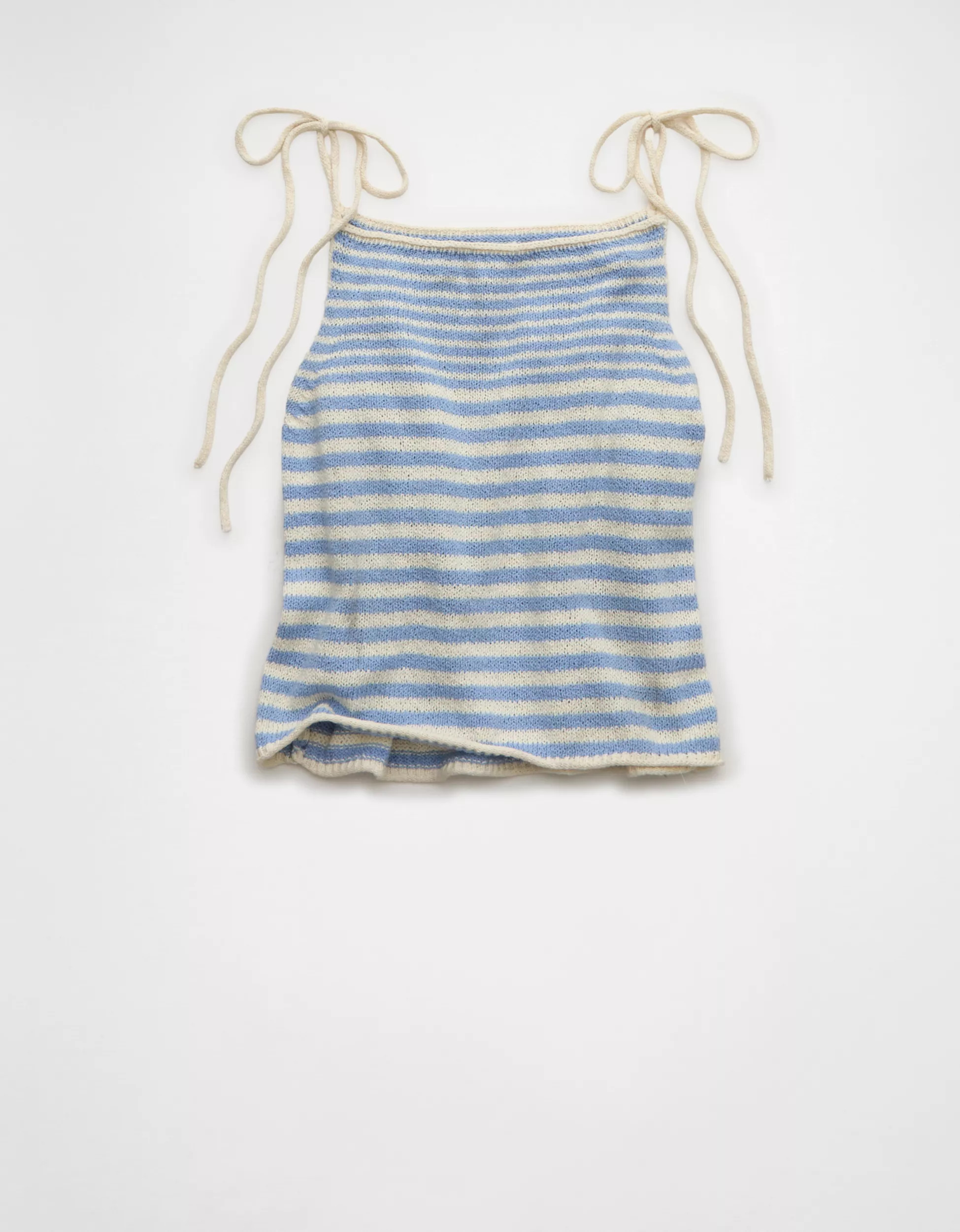 AE Tie-Strap Cropped Sweater Tank Top | American Eagle Outfitters (US & CA)