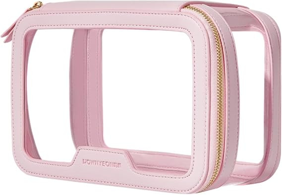 Camdeez ROWNYEON Clear Makeup Case Toiletry Bag Multipurpose Travel Makeup Train Case Portable Co... | Amazon (US)