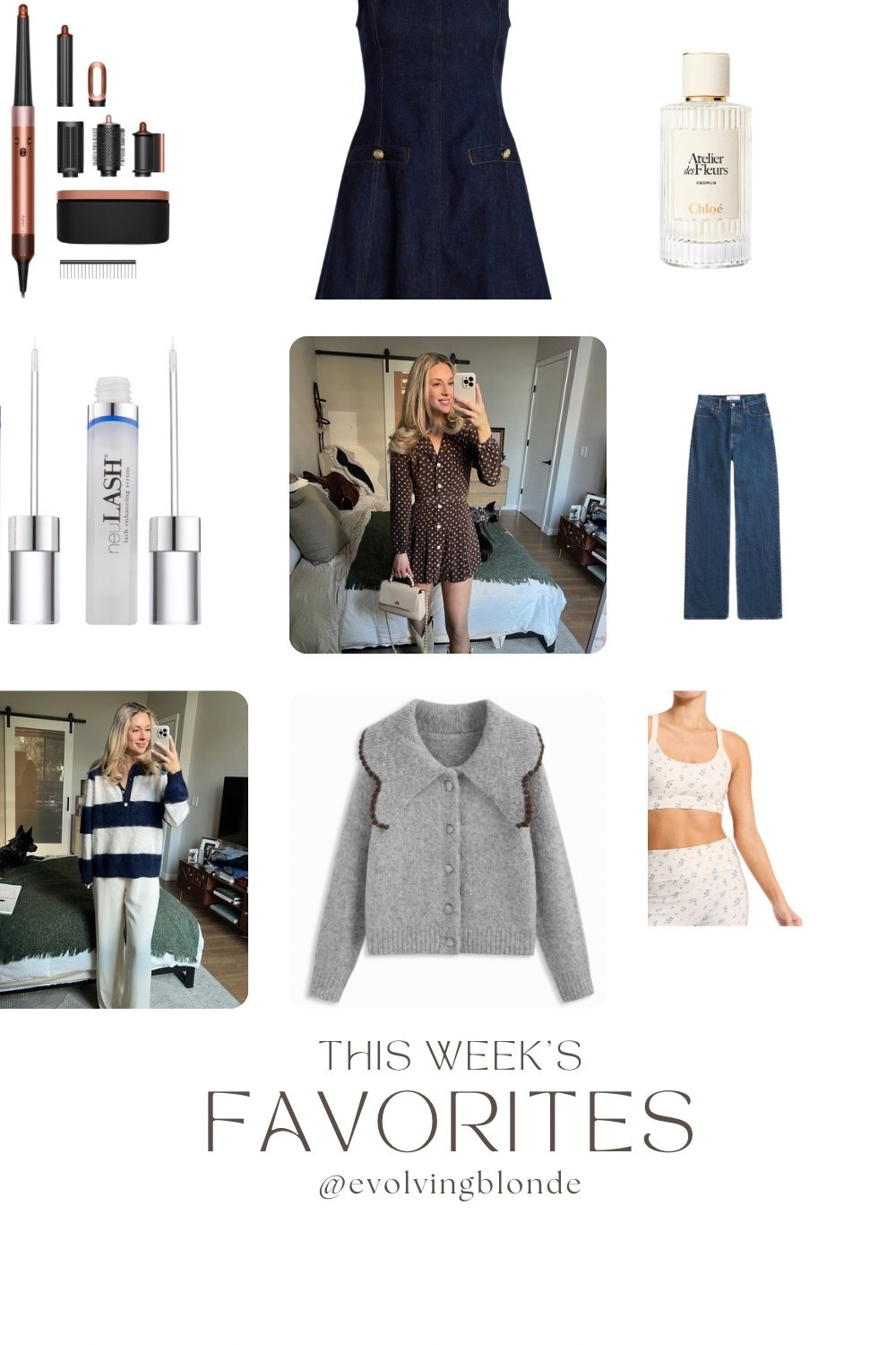 What you’re loving this week 🤍

#Sweater
#denim
#browndress
#brushedcashmere
#favoritescent
#dysonairwrap

#LTKWorkwear #LTKValentine