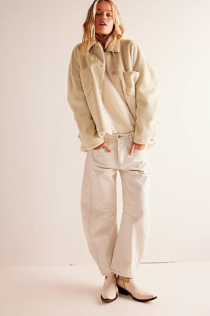 We The Free Good Luck Mid-Rise Barrel Jeans | Free People (Global - UK&FR Excluded)