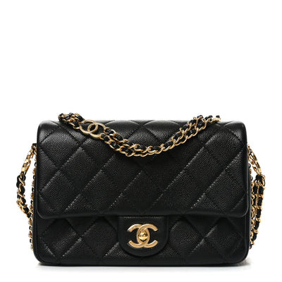 Chanel Caviar Quilted Mini CC You Flap Black | FASHIONPHILE (US)