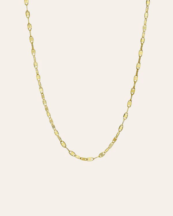 Gold Vermeil Mirror Chain Necklace | Zoe Lev Jewelry