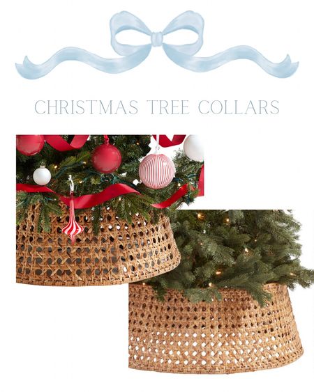 Cane Christmas tree collars! these sold out early last year!