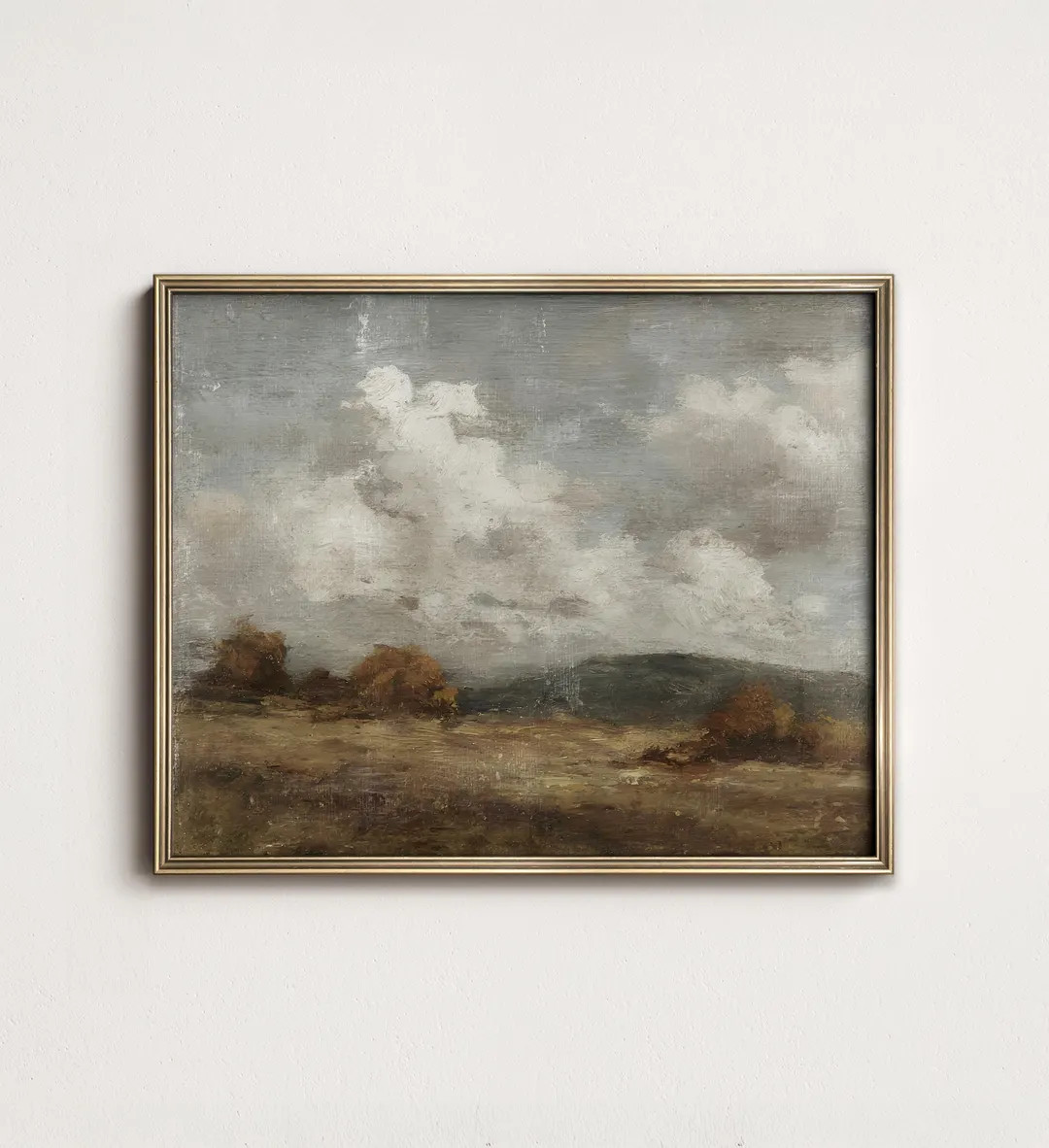 Moody Autumn Landscape Painting: Rustic Countryside Printable Art (Digital Download PRINTABLE) A-... | Etsy (US)