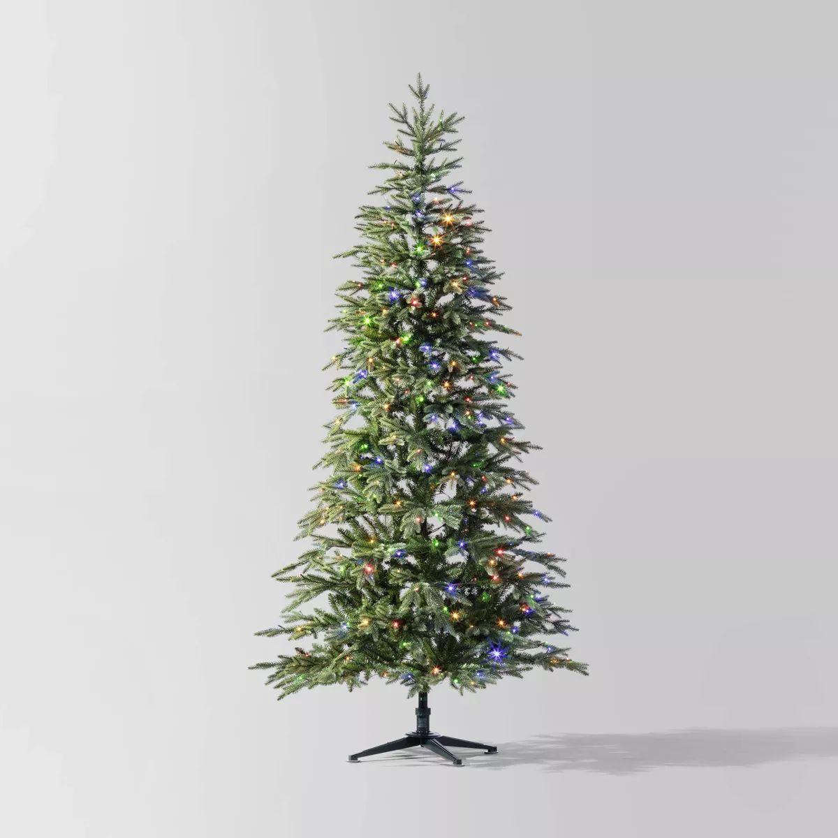 7.5' Pre-lit LED Indexed Balsam Fir Artificial Christmas Tree Dual Color Lights - Wondershop™ | Target