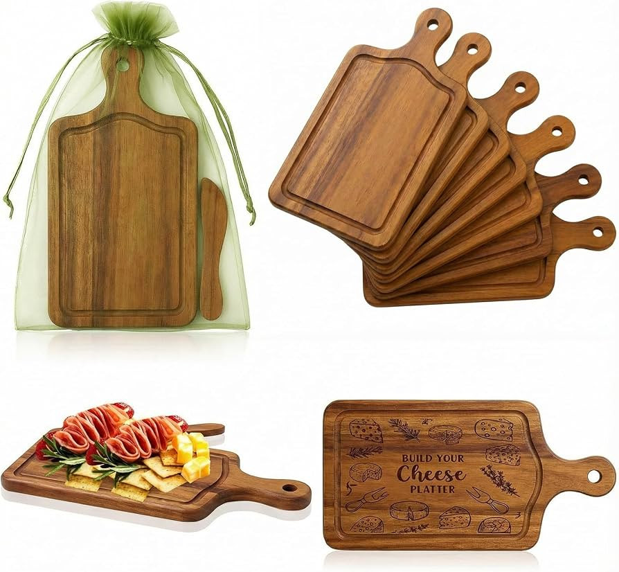 Nuenen 6 Pcs Small Charcuterie Boards Gift Bulk | Amazon (US)