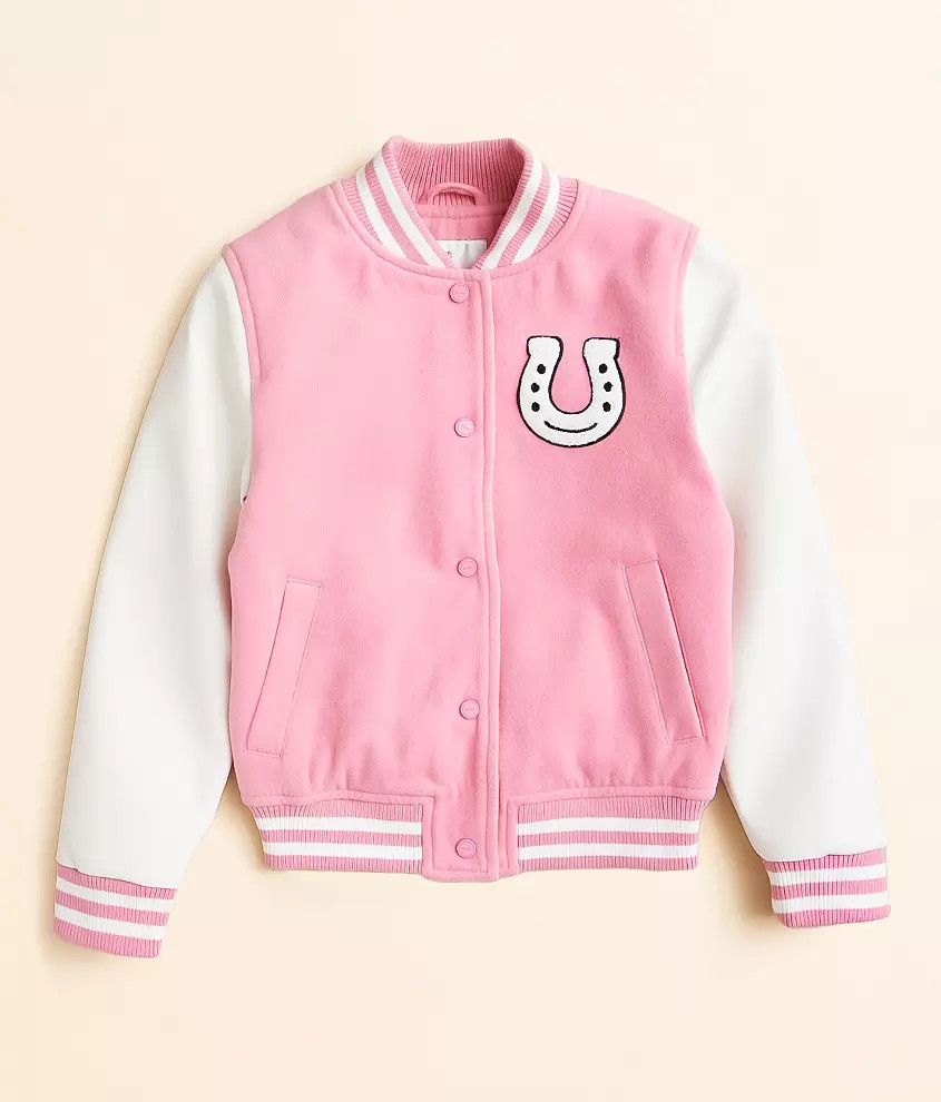 Girls - Varsity Bomber Jacket | Buckle