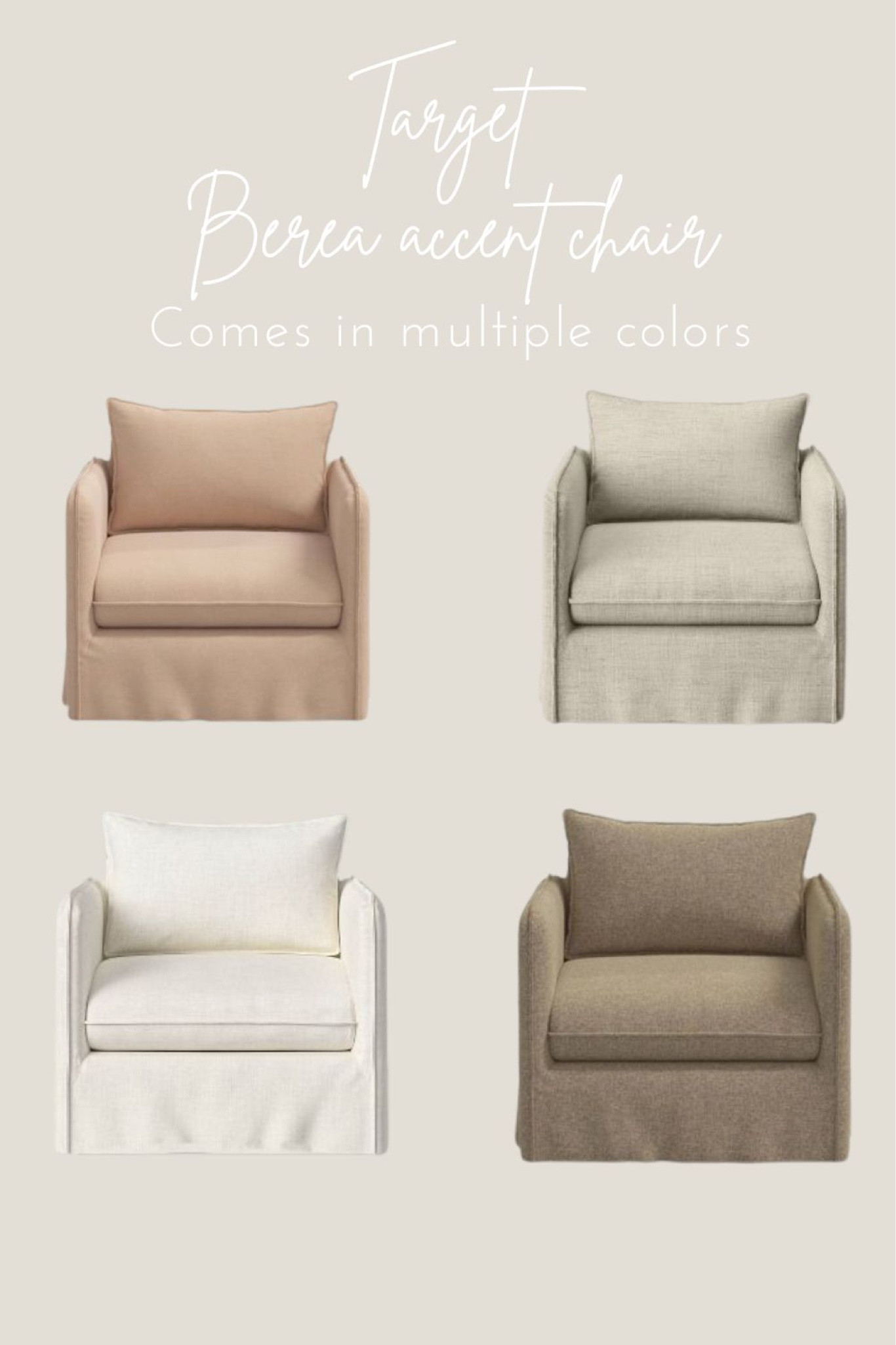My accent chairs I have come in multiple colors now!! #target #chair #neutrals 

#LTKstyletip #LTKhome