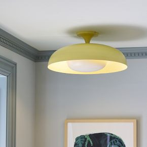 Polly Modern Metal Flush Mount (18") | West Elm (US)