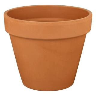 Large Terracotta Planter with Drainage Hole (14.5 in. L x 14.5 in. W x 12 in. H) | The Home Depot