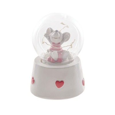 C&F Home Snowglobe Mouse With Led Valentine's Day Figurine | Target