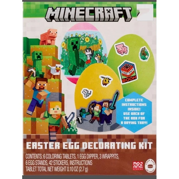Minecraft Easter Egg Decorating Kit | Walmart (US)