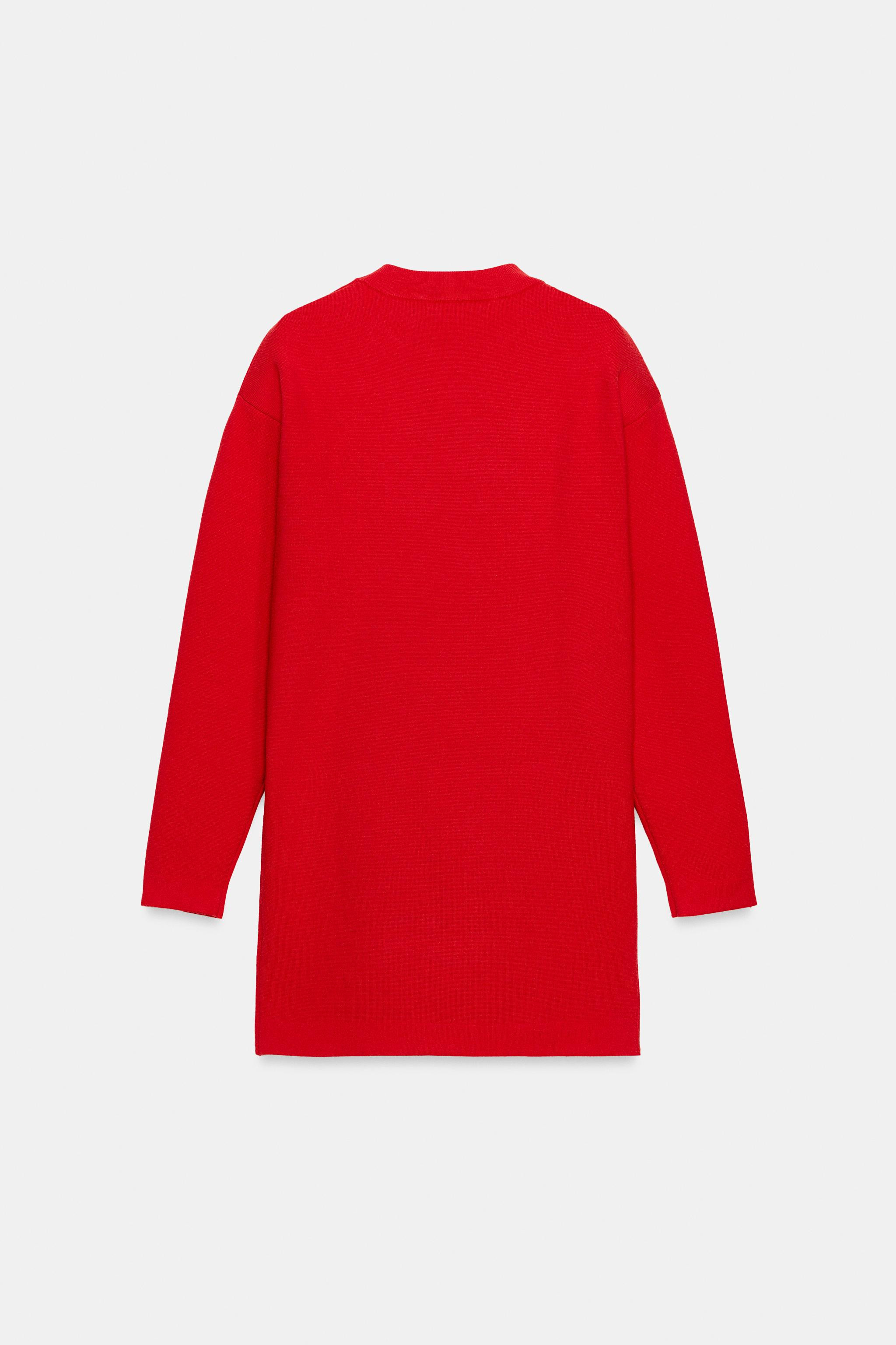 LONG DROP-SHOULDER KNIT JUMPER | Zara UK