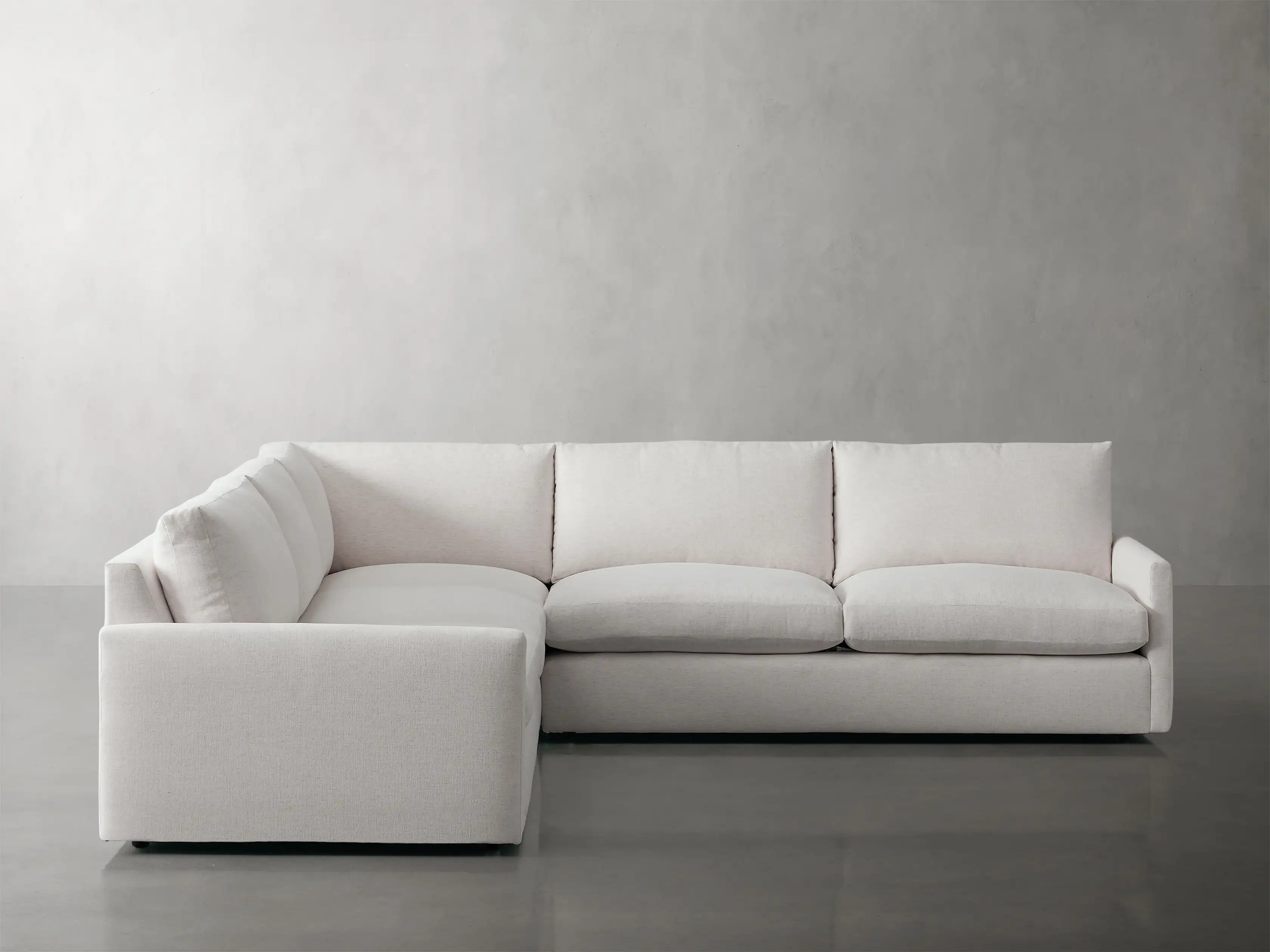 Kipton Corner Sectional in Nomad Snow | Arhaus