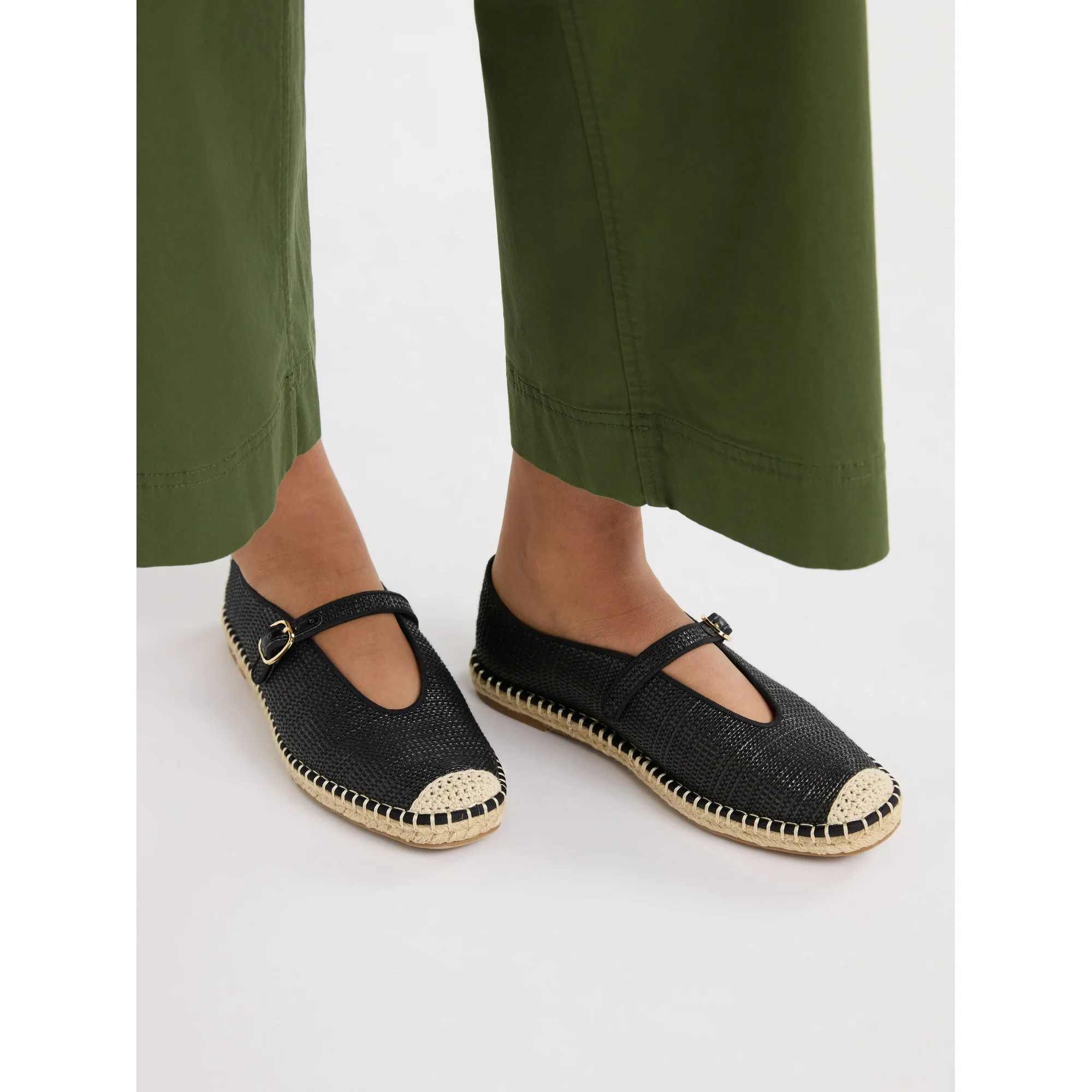 Free Assembly Women's Mary Jane Espadrilles, Sizes 6-11 | Walmart (US)