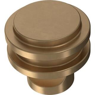 Liberty Classic Ringed 1-1/4 in. (32 mm) Champagne Bronze Cabinet Knob-P43081C-CZ-CP - The Home D... | The Home Depot