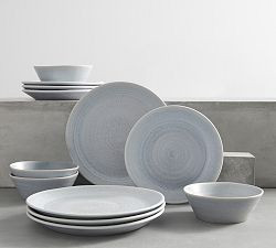 Larkin Stoneware Dinnerware Sets | Pottery Barn (US)