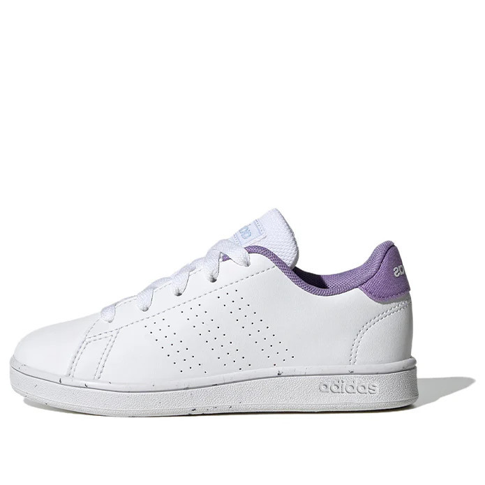 (PS) adidas Tennis Advantage Lifestyle Court 'White Violet Fusion' | KICKS CREW