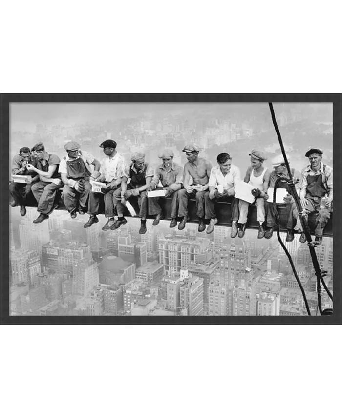 Lunch On A Skyscraper, 1932 Framed Art Print | Macys (US)