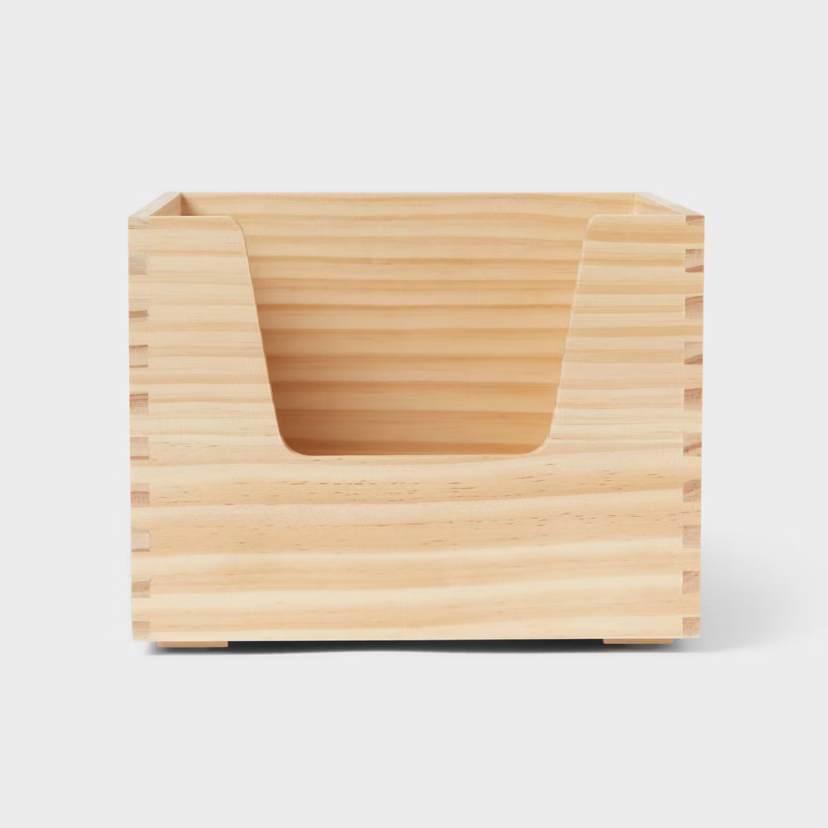 Stackable Kids' Wood Bin Natural - Pillowfort™ | Target