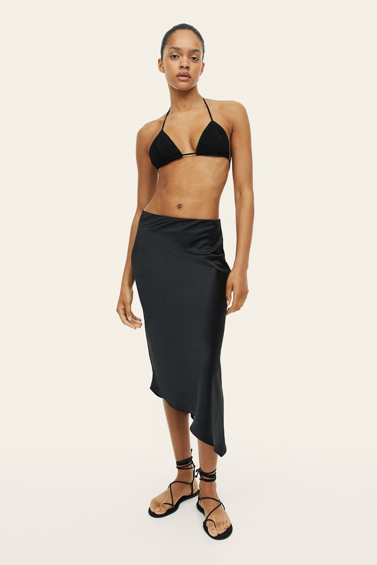 Triangel-Bikinitop im Häkellook - Schwarz - Ladies | H&M AT | H&M (DE, AT, CH, NL, FI)