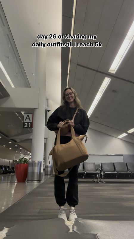 Today’s travel fit - we’re going to France!!! 😍🇫🇷🥖 staying cozy in my YPB sweat set and I love my Dagne Dover duffel bag. It’s perfect as a carryon to fit all my books and SCL pouches 💕 

#LTKTravel #LTKVideo
