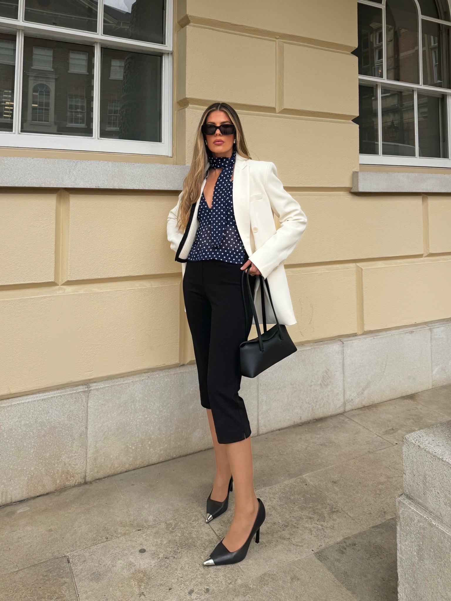 Polka dot scarf top 

#LTKstyletip #LTKuk #LTKspring